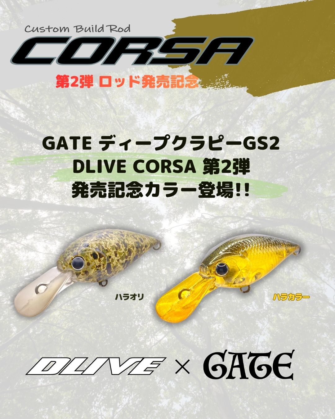 DLIVE×GATE ディープクラピー ショップリスト | ドライブフィッシング